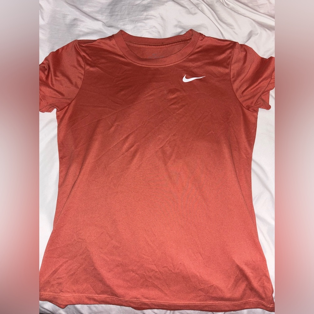 burnt orange nike dri fit tee